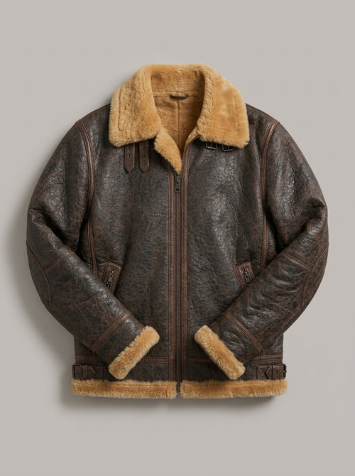 JESÚS - Chaqueta aviador de borreguillo™