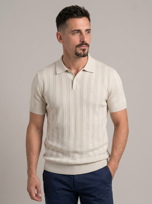 MÁXIMO - Polo punto acanalado™