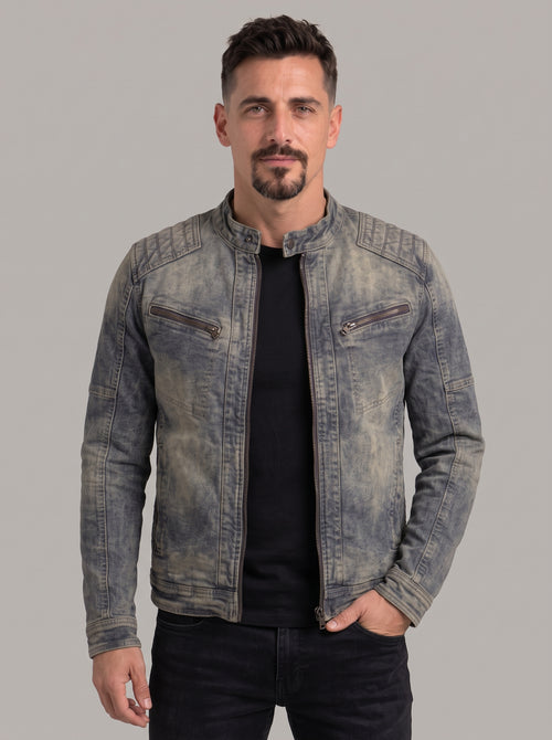 LUIS - Chaqueta vaquera de motorista™