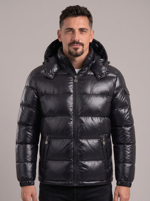 RUBÉN - Chaqueta plumas brillante™