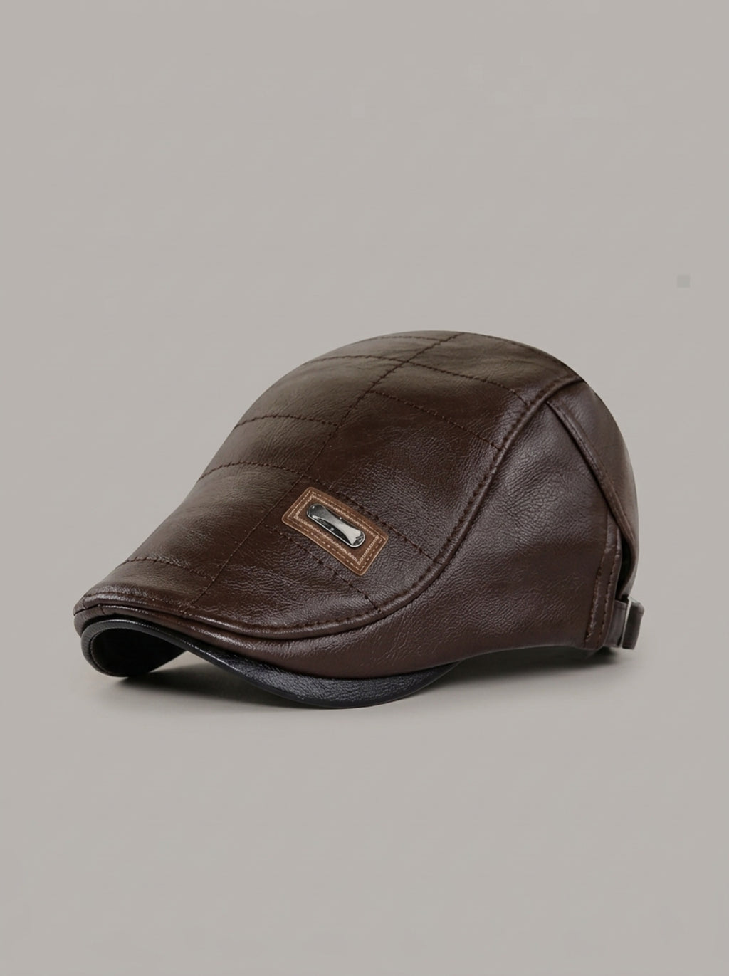 LEONARDO - Gorra plana piel™