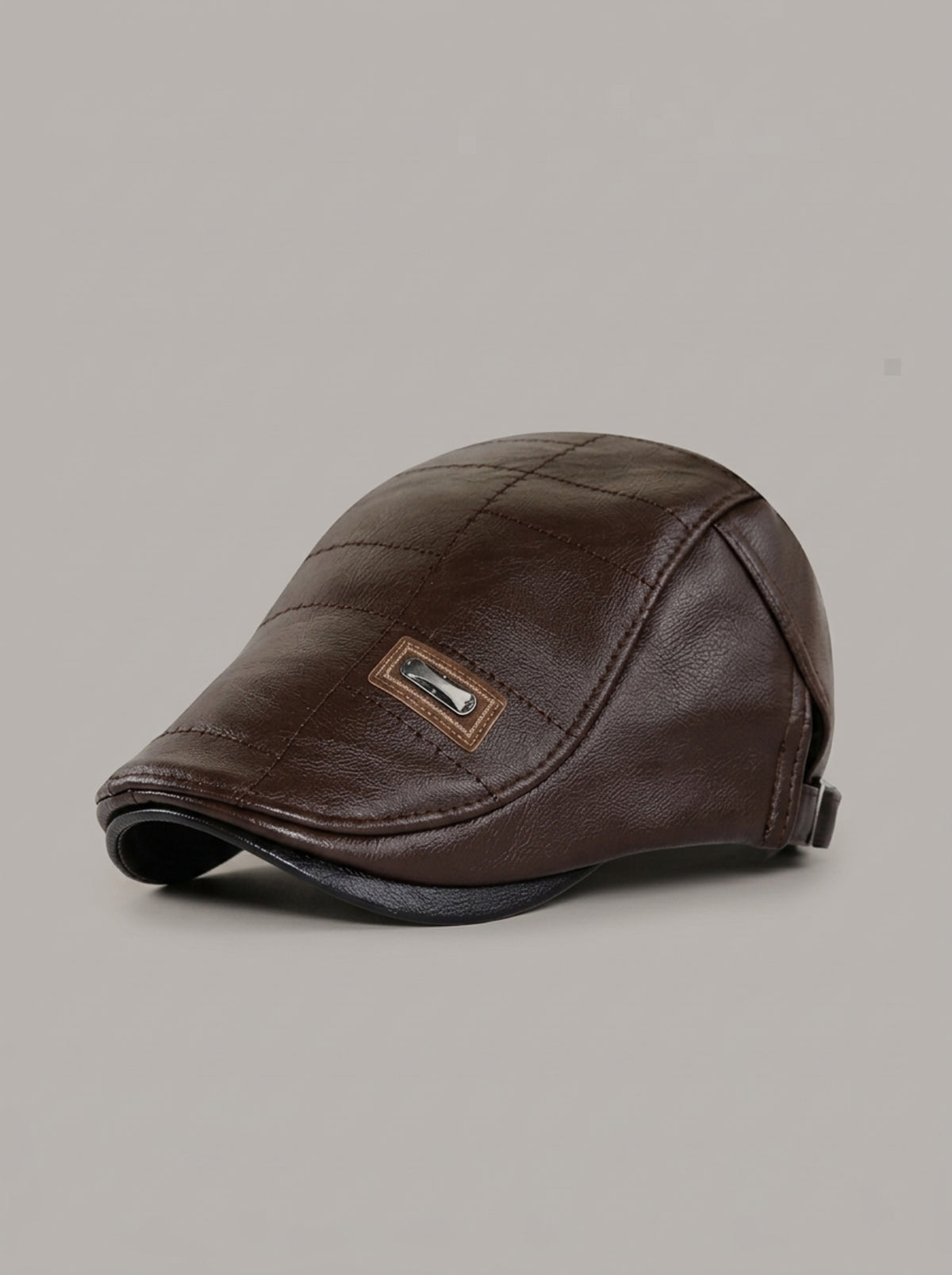 LEONARDO - Gorra plana piel™