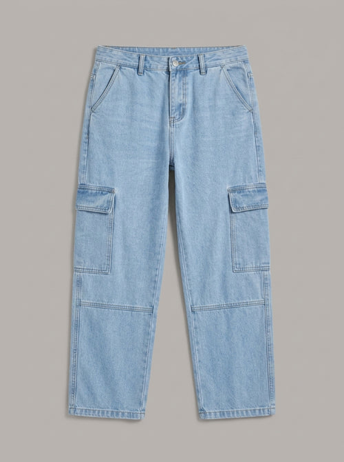 JOSU - Pantalón cargo denim™