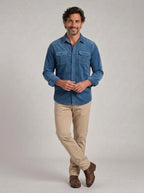 JUANMA - Camisa de trabajo de algodón