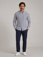 IBON - Camisa Oxford de rayas