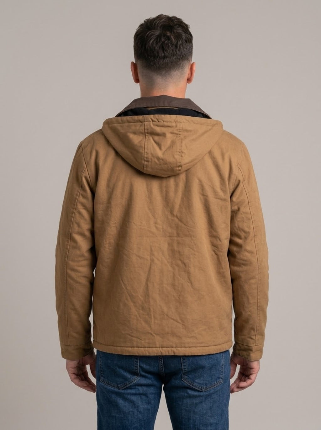 SILVESTRE chaqueta con capucha marrón - producto