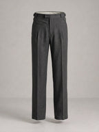 XAVI pantalones vestir anchos - Gris carbón