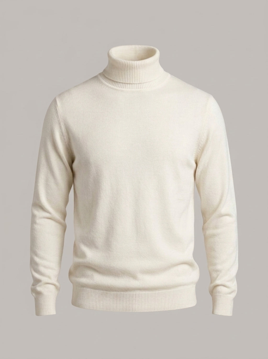 CECILIO jersey de punto con cuello alto - Blanco