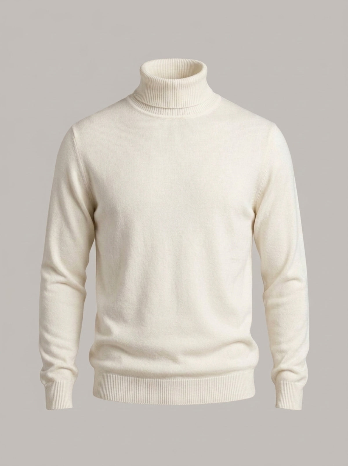 CECILIO jersey de punto con cuello alto - Blanco