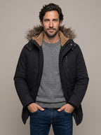 ALBERTO parka negro - portada