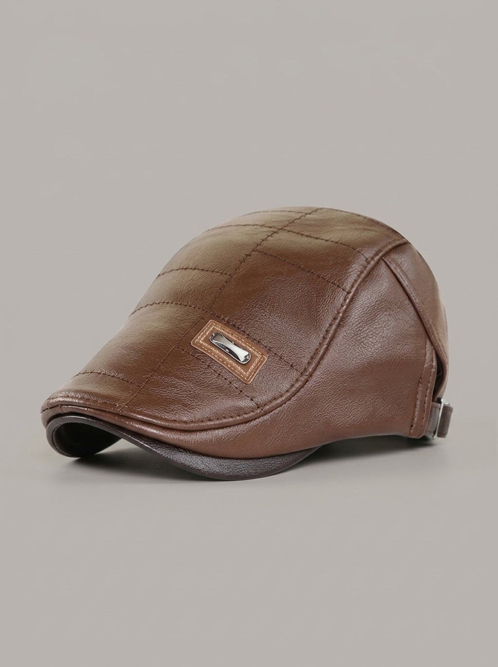 LEONARDO - Gorra plana piel™