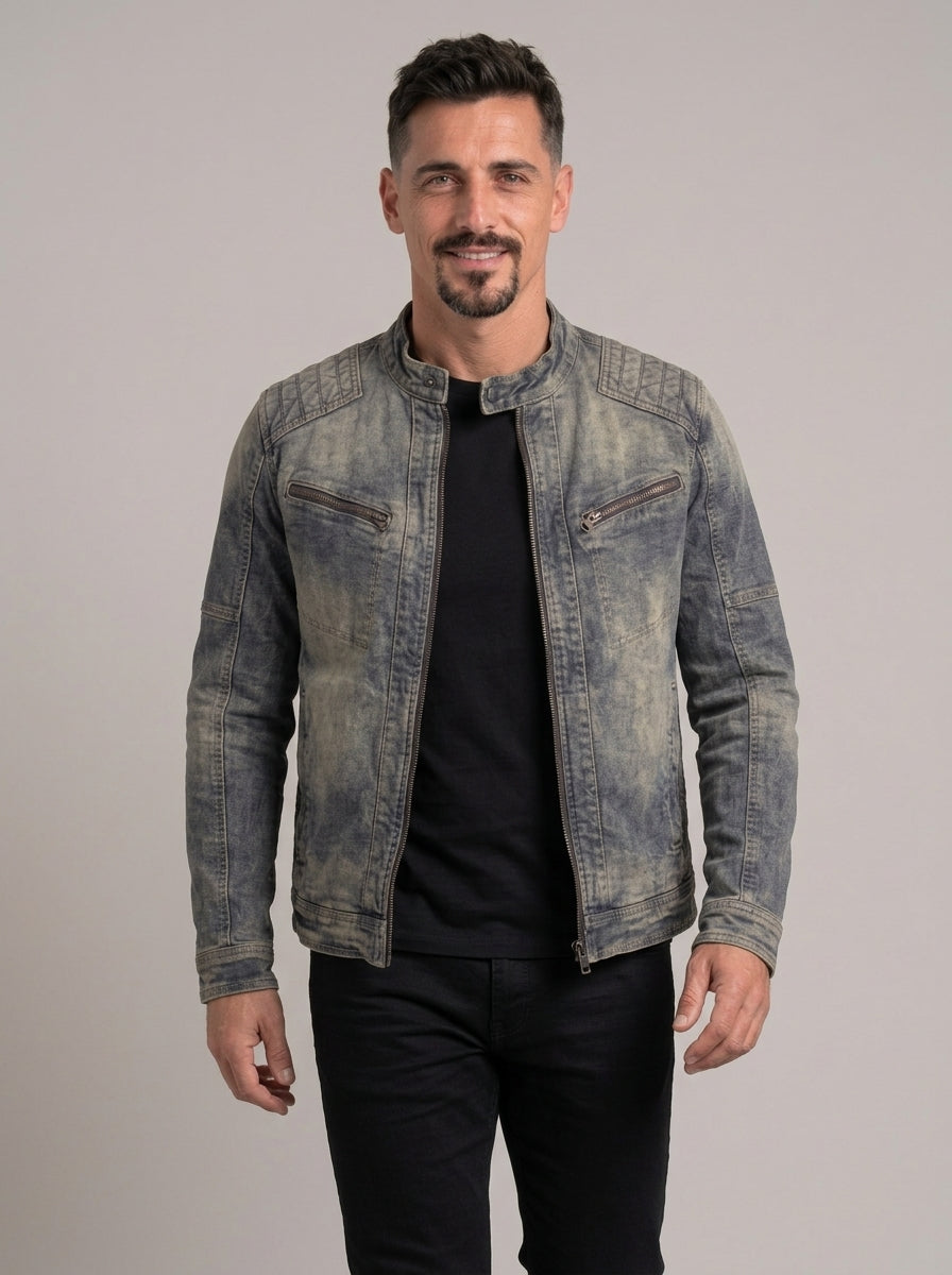 LUIS - Chaqueta vaquera de motorista™