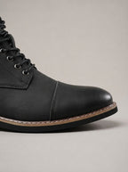 MIGUEL JUAN - Botines de piel con cordones