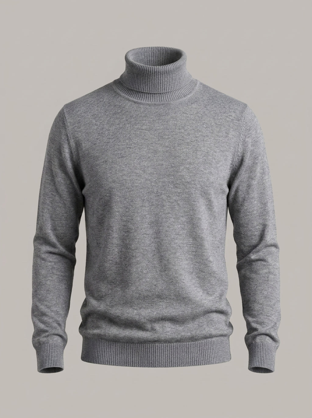 CECILIO jersey de punto con cuello alto - Gris