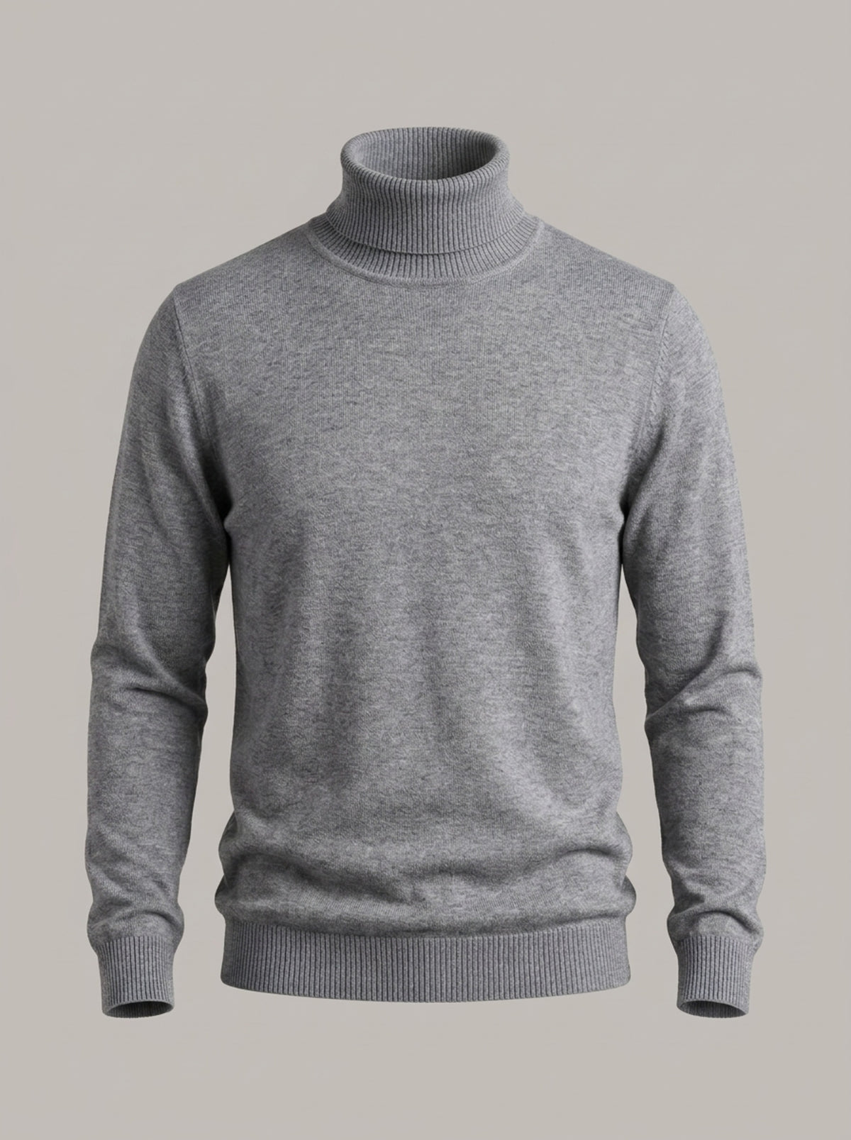 CECILIO jersey de punto con cuello alto - Gris