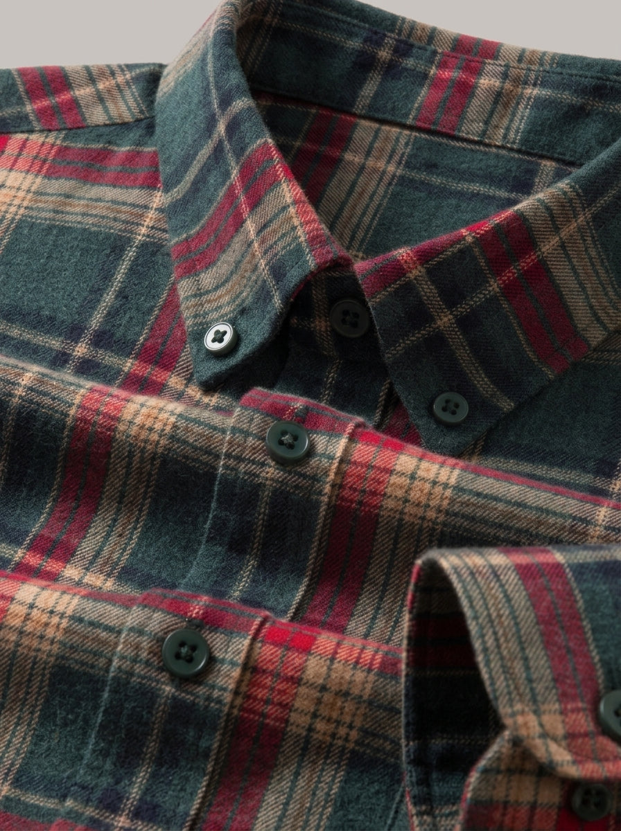 TXEMA sobrecamisa de franela - detalle