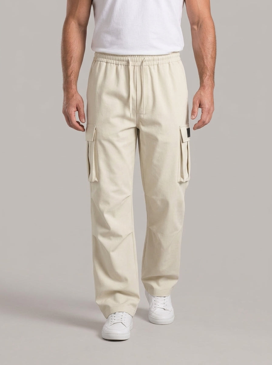 JAVI - Pantalón cargo holgado con cordón™