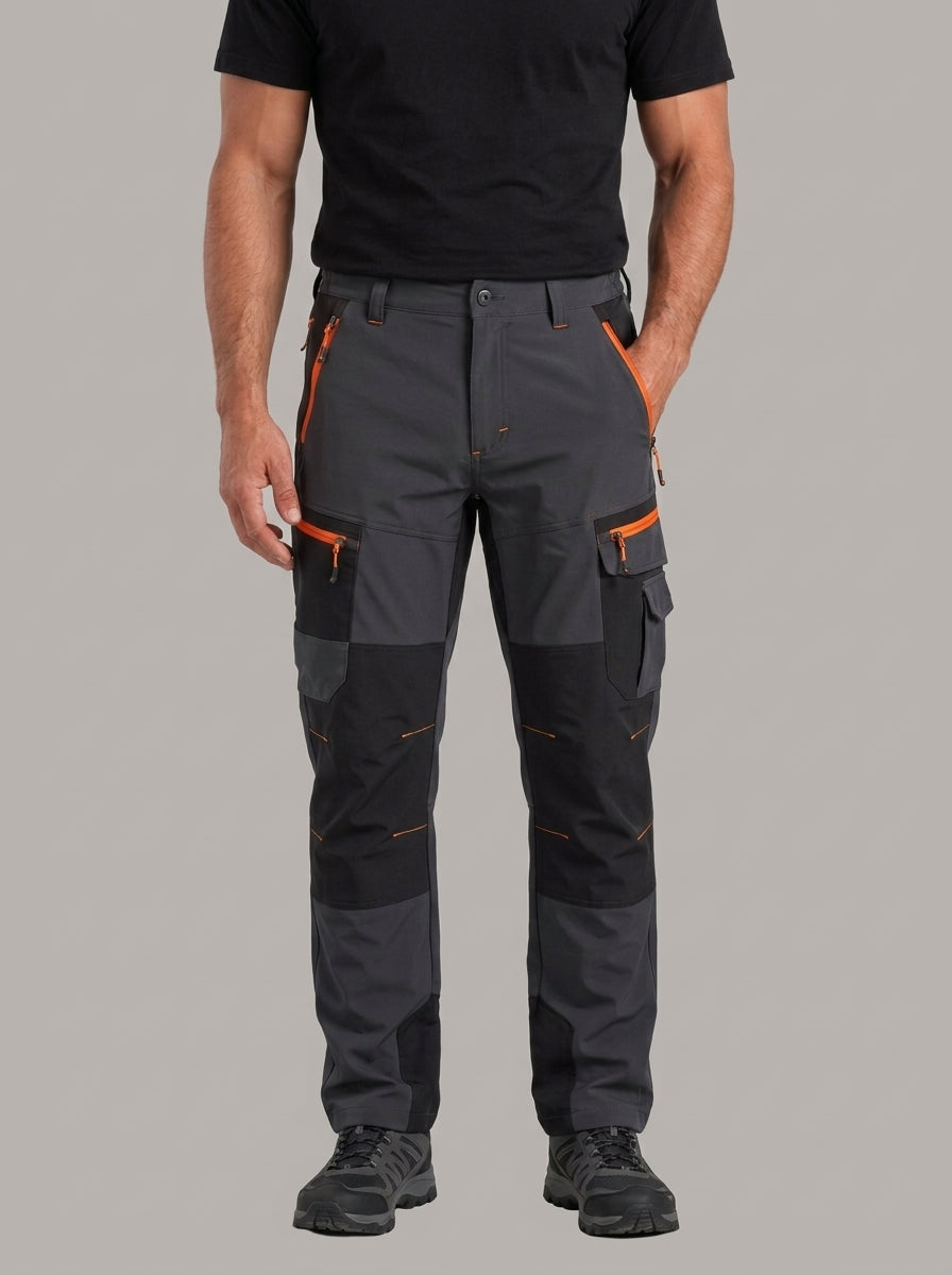 RAMIRO pantalón bicolor técnico, portada con modelo
