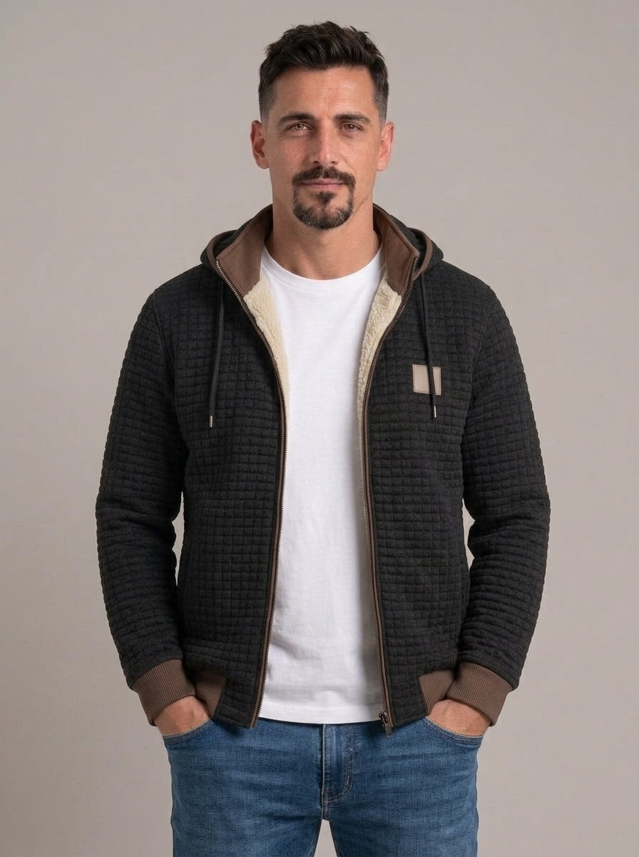 CARLOS - Chaqueta técnica de punto con forro de borreguito™