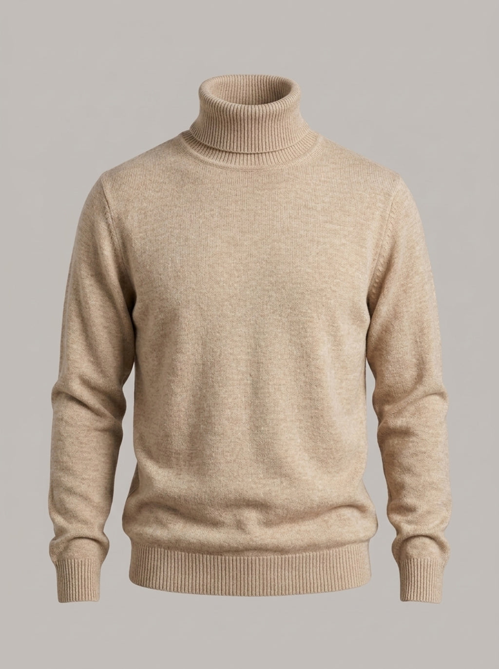 CECILIO jersey de punto con cuello alto - Beige