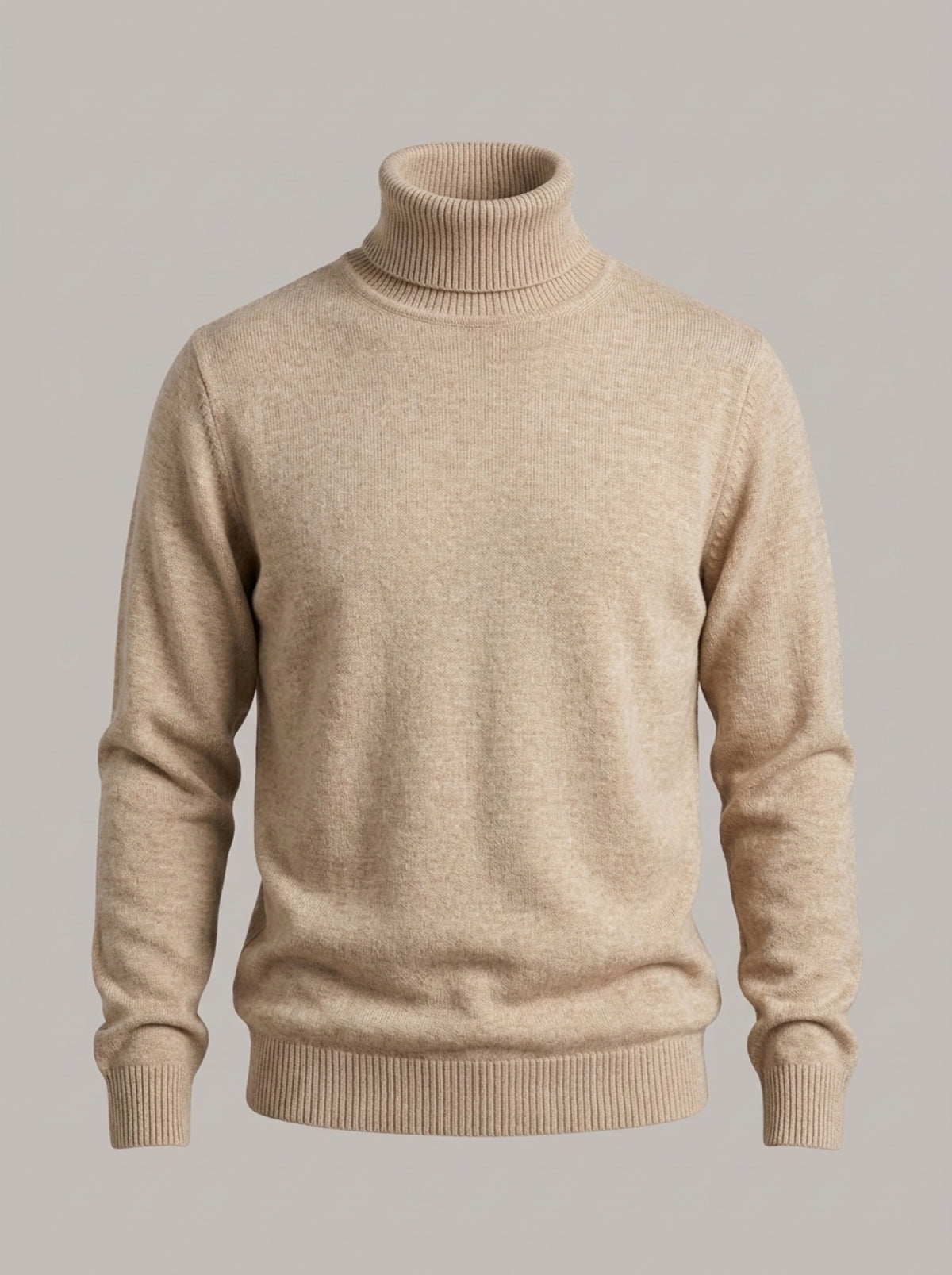 CECILIO jersey de punto con cuello alto - Beige