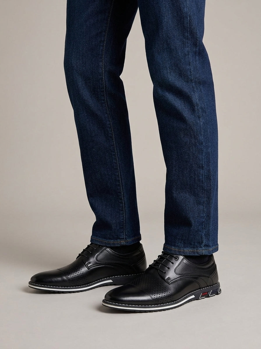 JESÚS JAVIER - Zapatos de vestir de piel con cordones