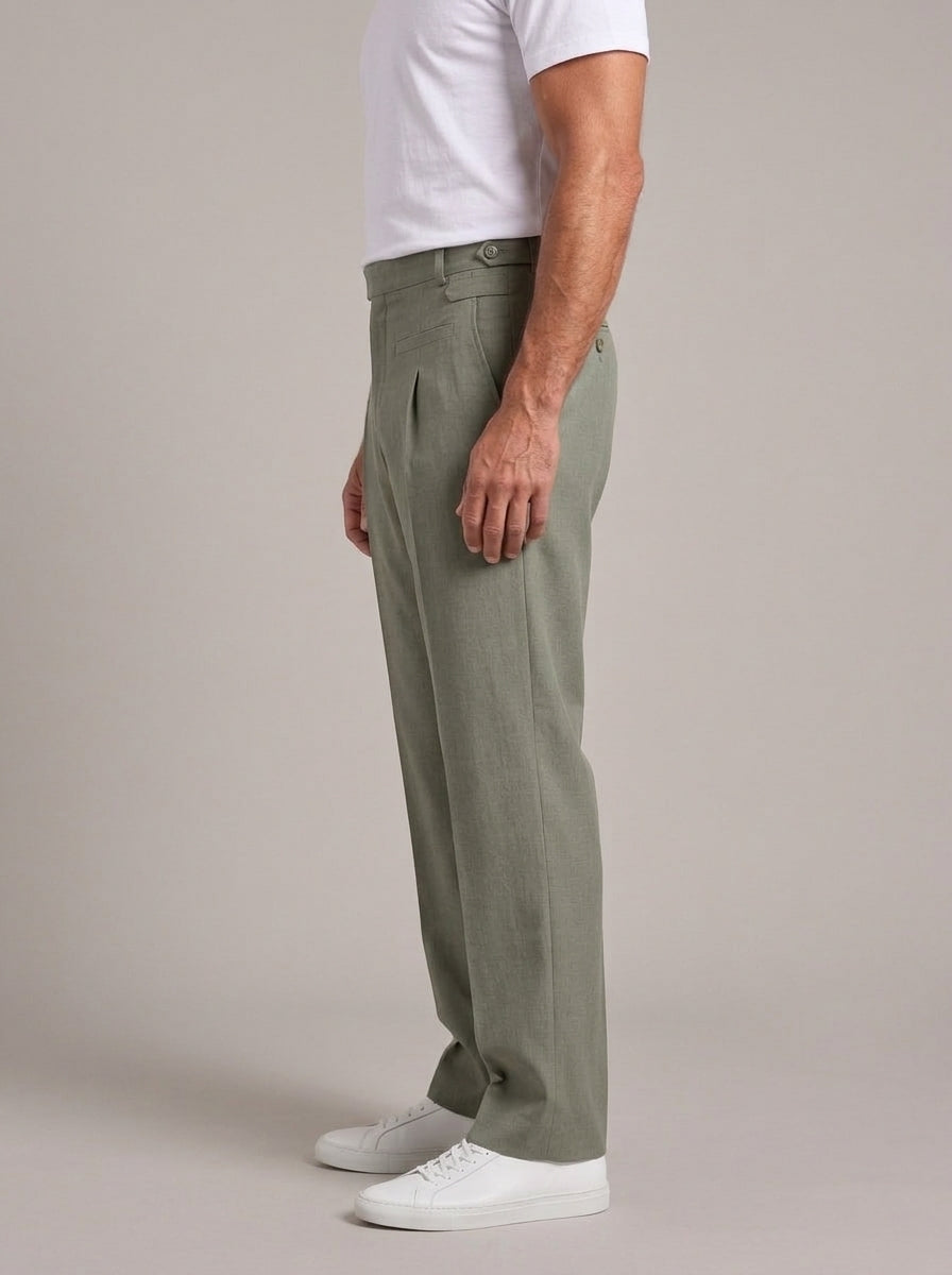 XAVI pantalones vestir anchos - cuerpo entero