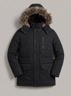 ALBERTO parka negro - en el suelo