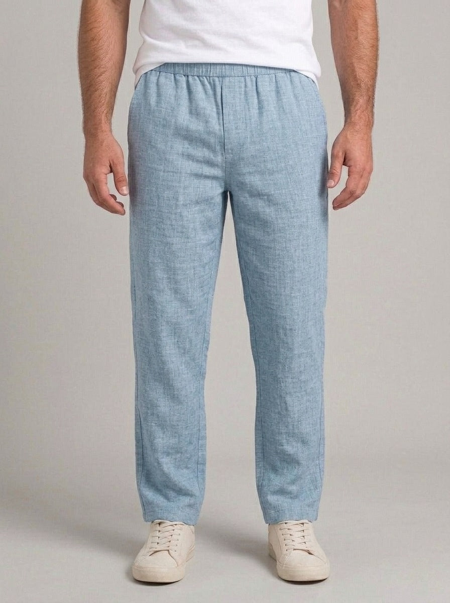 XAVI pantalones vestir anchos - lado