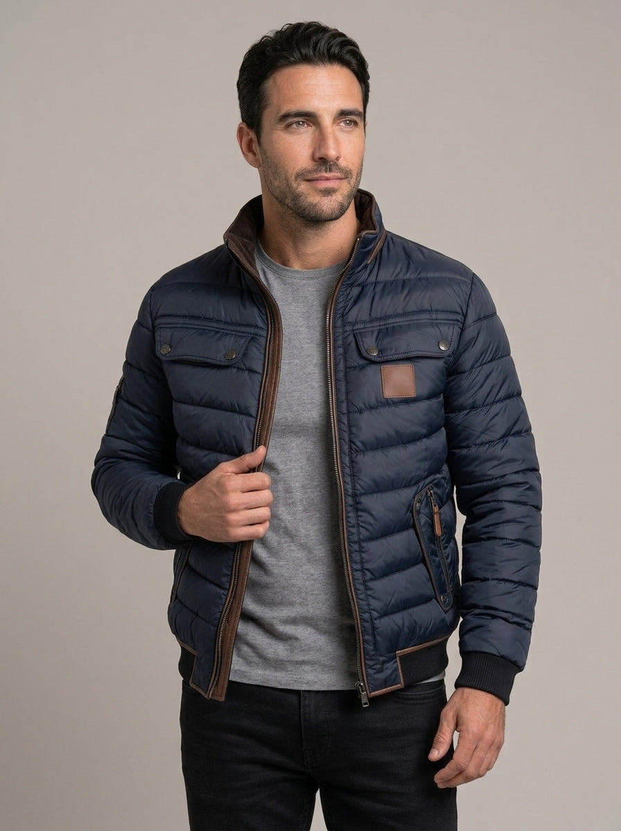 GABI - Chaqueta acolchada con cuello de contraste™