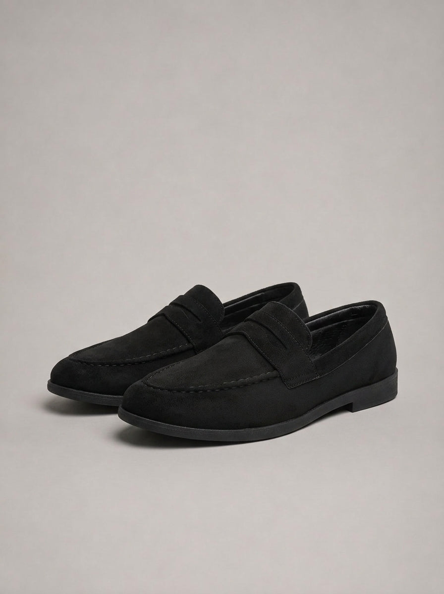 JAVIER ÁNGEL - Mocasines de ante y piel