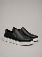 ALBERTO zapatillas slip-on piel