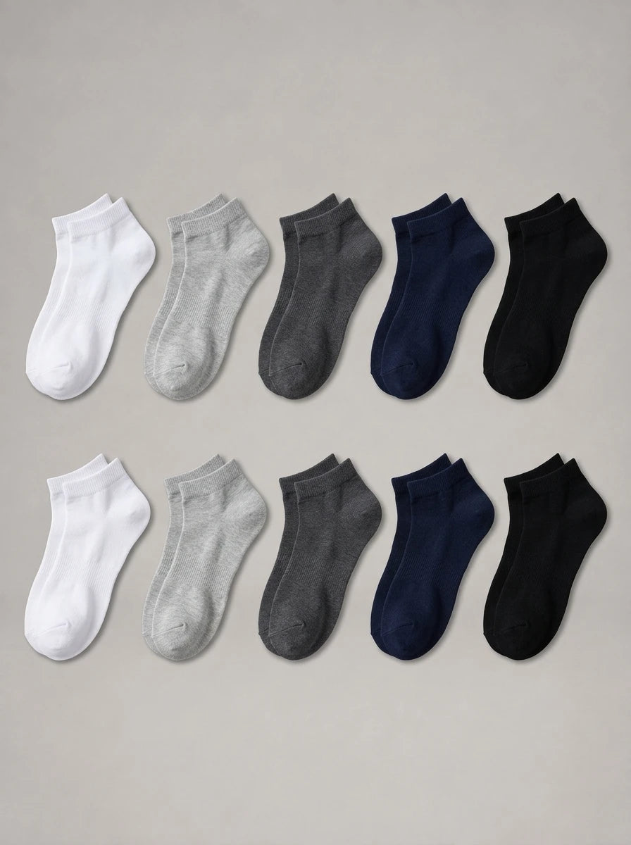 ALBER - Calcetines de algodón (pack de 10 pares) - Surtido