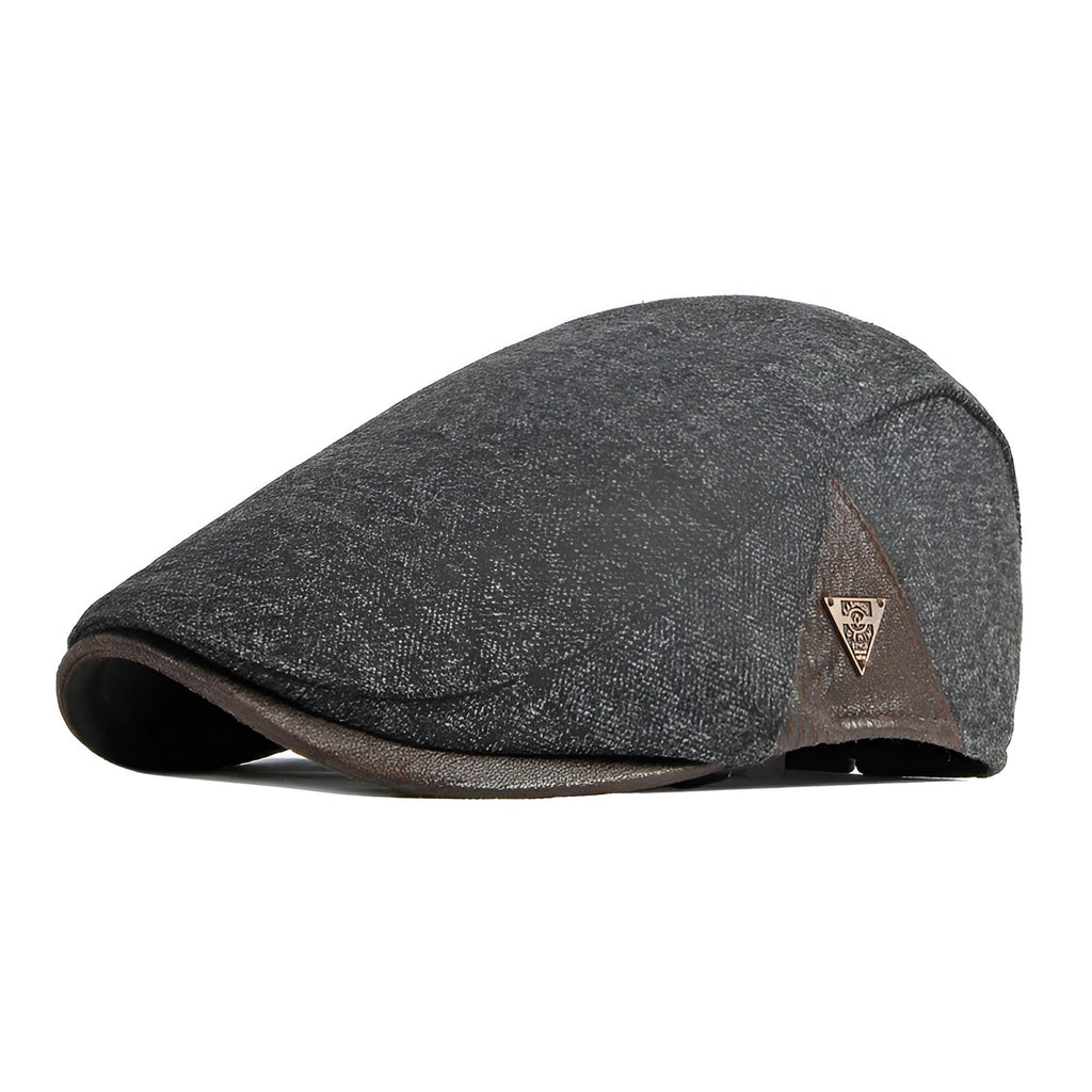 FRANCISCO - Gorra plana retro Gris