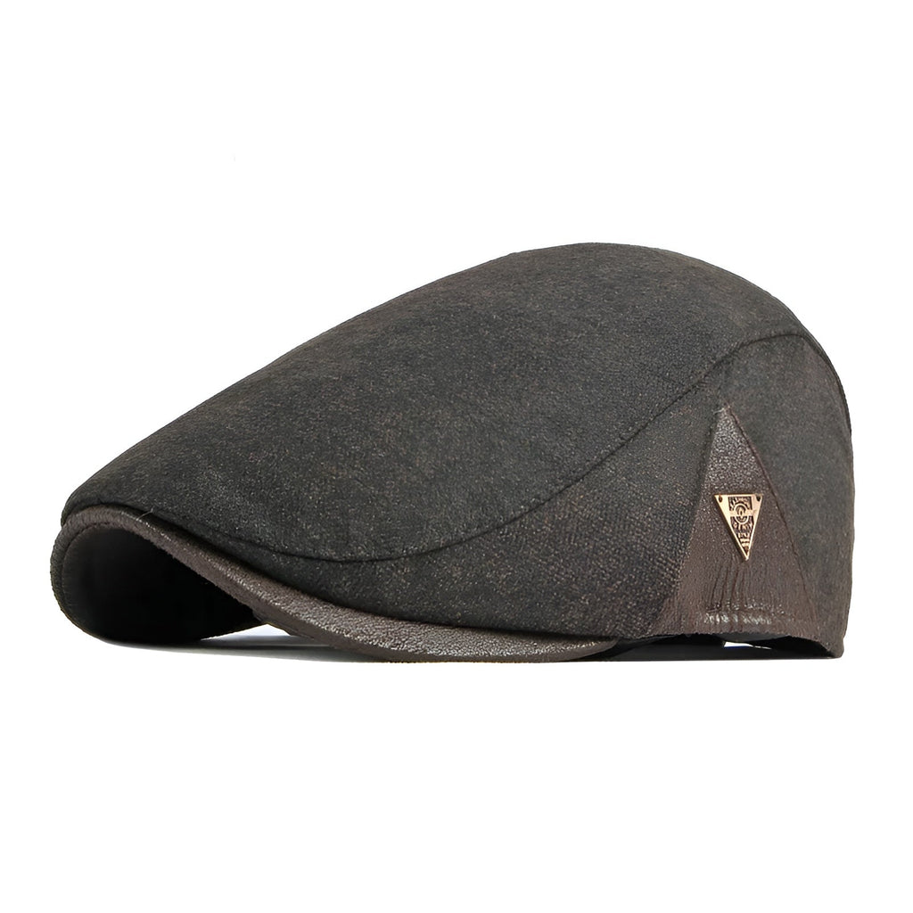 FRANCISCO - Gorra plana retro Marrón
