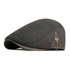 FRANCISCO - Gorra plana retro Marrón
