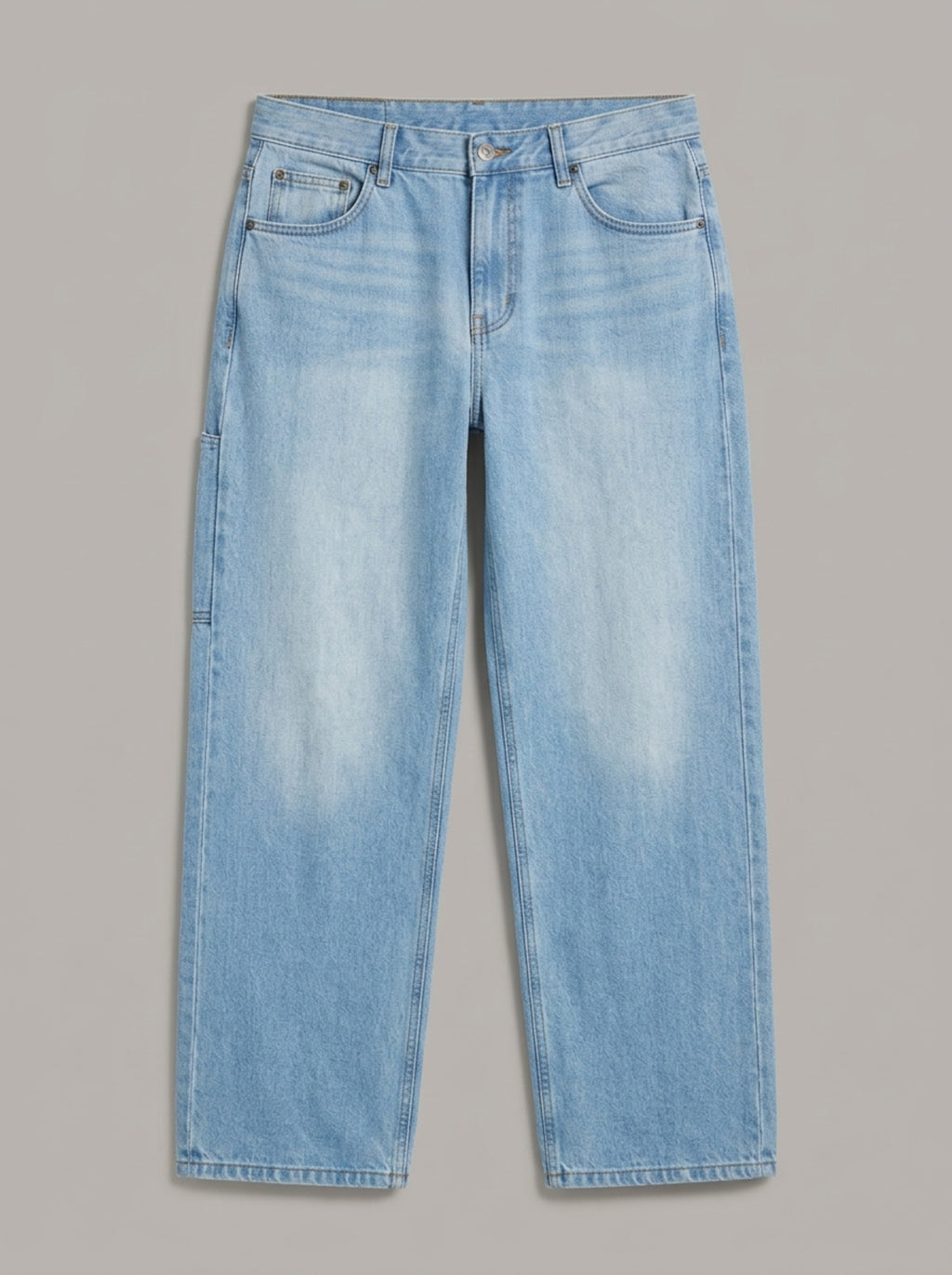 Kami - Pantalon denim baggy japonais