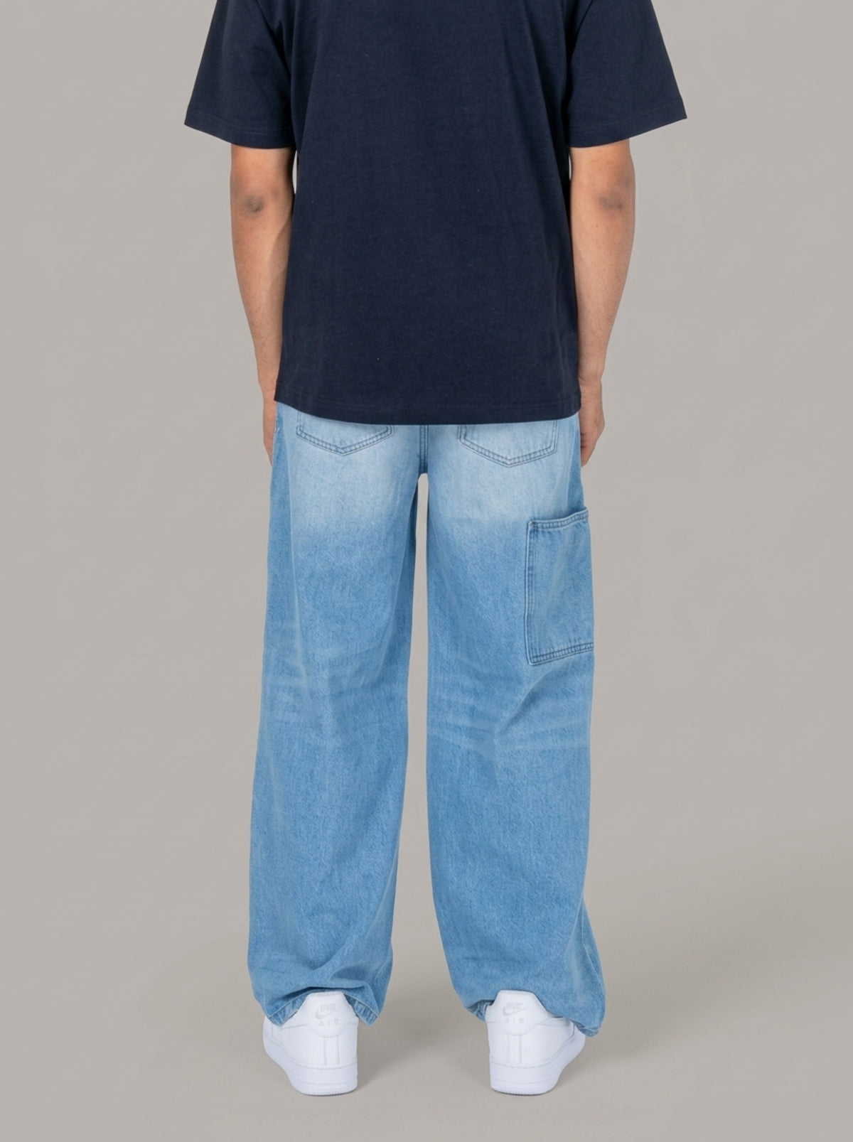 Kami - Pantalon denim baggy japonais
