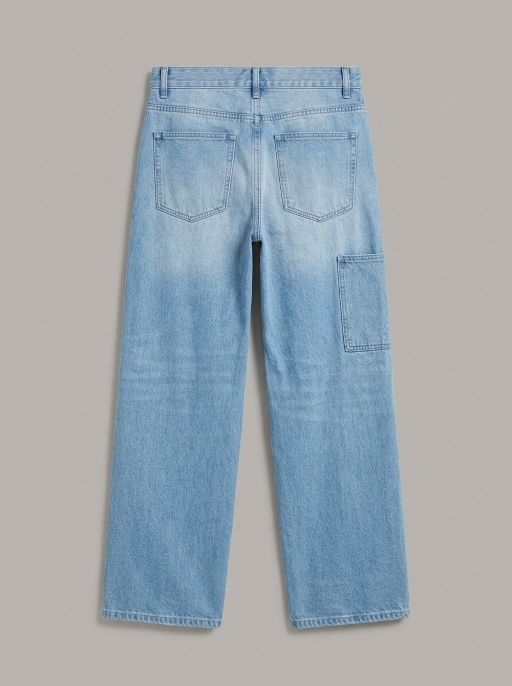 Kami - Pantalon denim baggy japonais