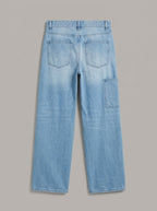Kami - Pantalon denim baggy japonais