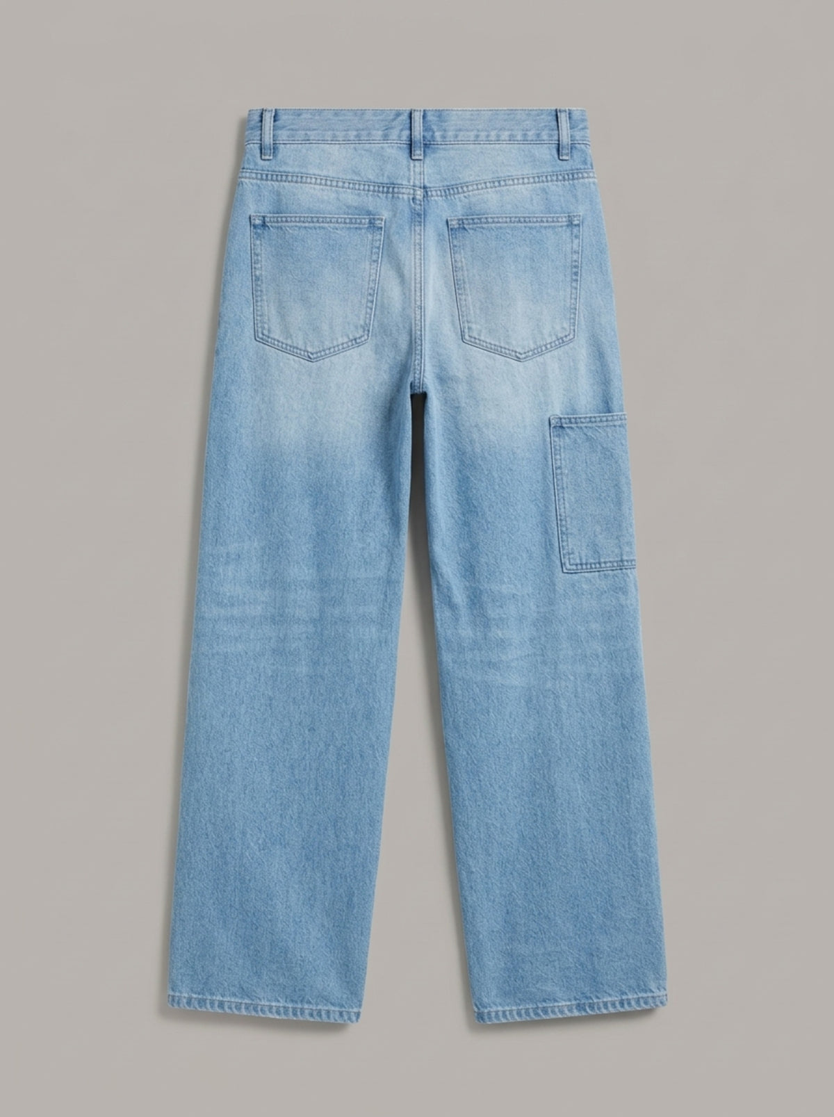 Kami - Pantalon denim baggy japonais