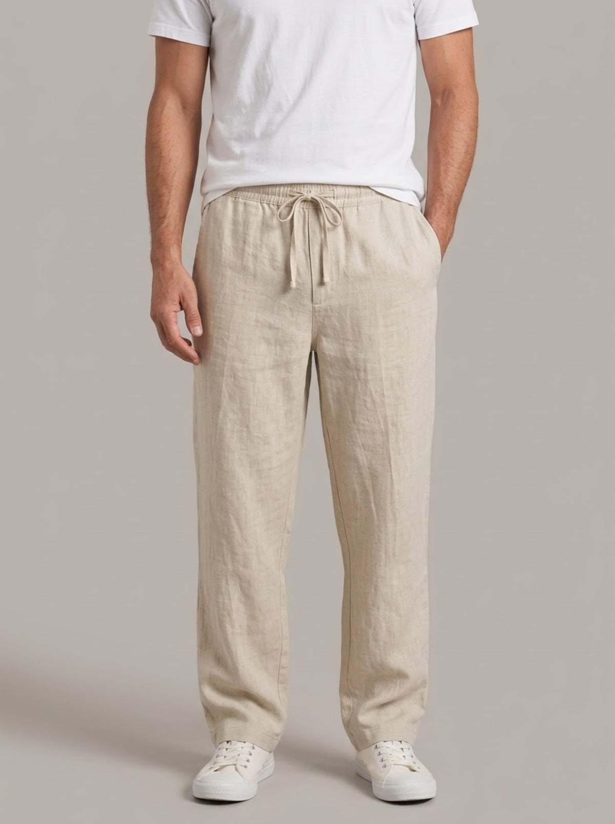 IVÁN - Pantalones lino anchos™