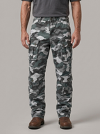BERNARDO pantalón cargo camuflaje azul puesto