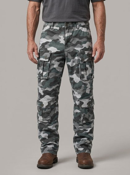 BERNARDO - Pantalón cargo holgado de tiro alto™