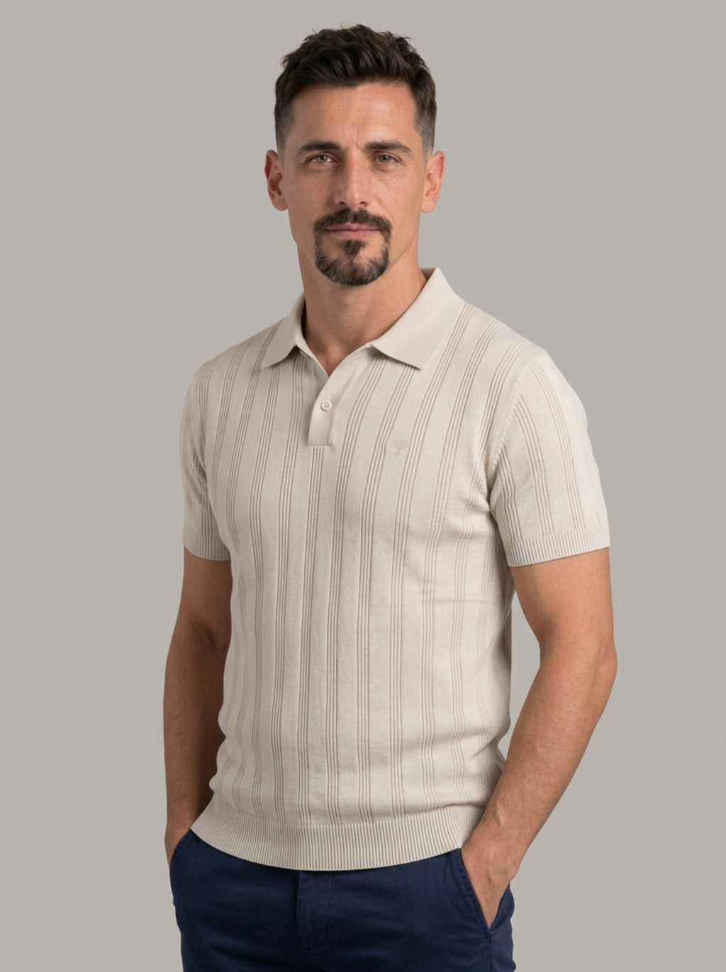 MÁXIMO - Polo punto acanalado™