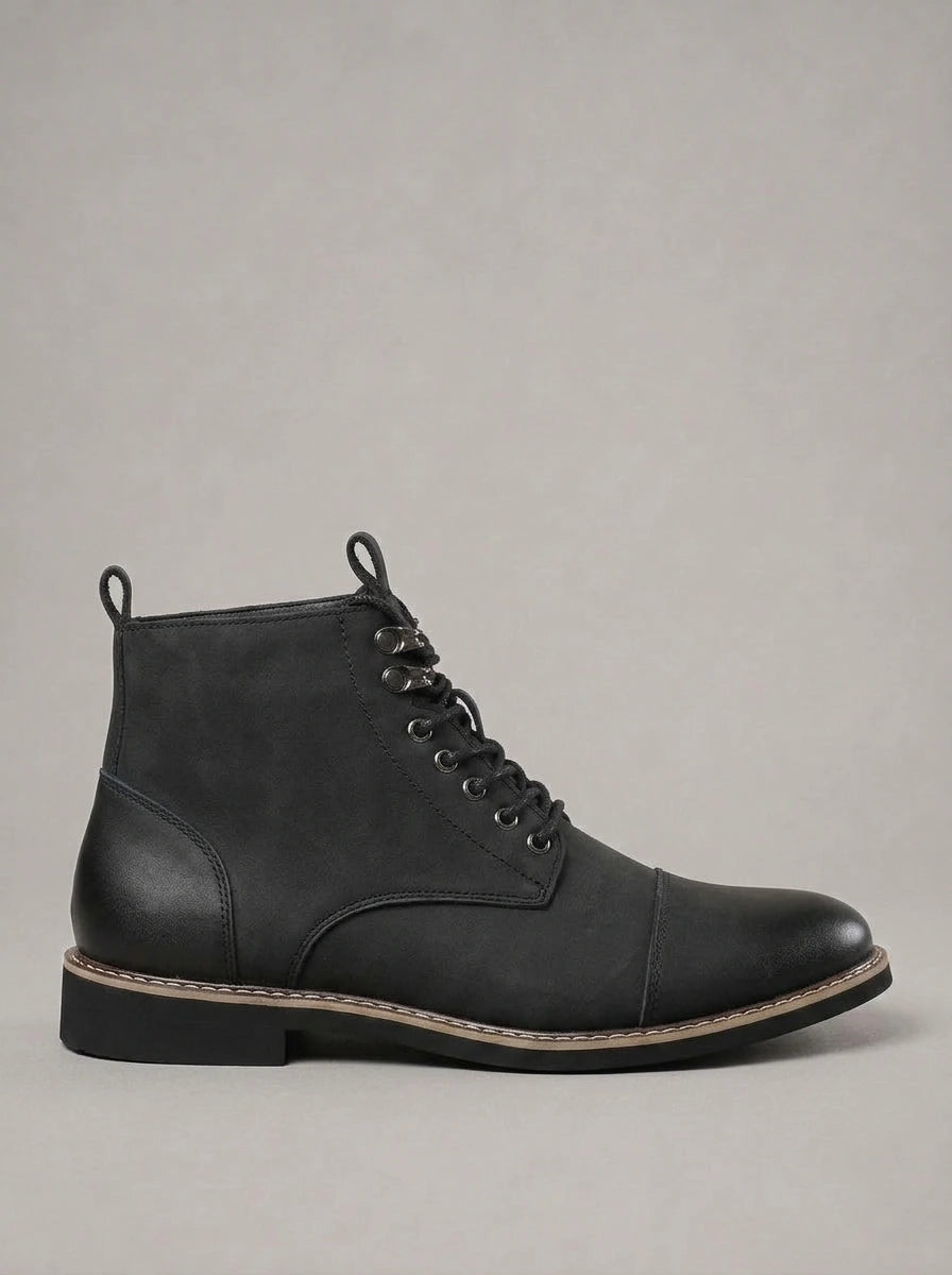 MIGUEL JUAN botines con cordones - vista de perfil