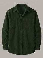 JOSÉ MIGUEL - Camisa casual de algodón - Verde militar