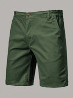JOSÉ MARIANO - Bermuda chino de algodón - Verde militar