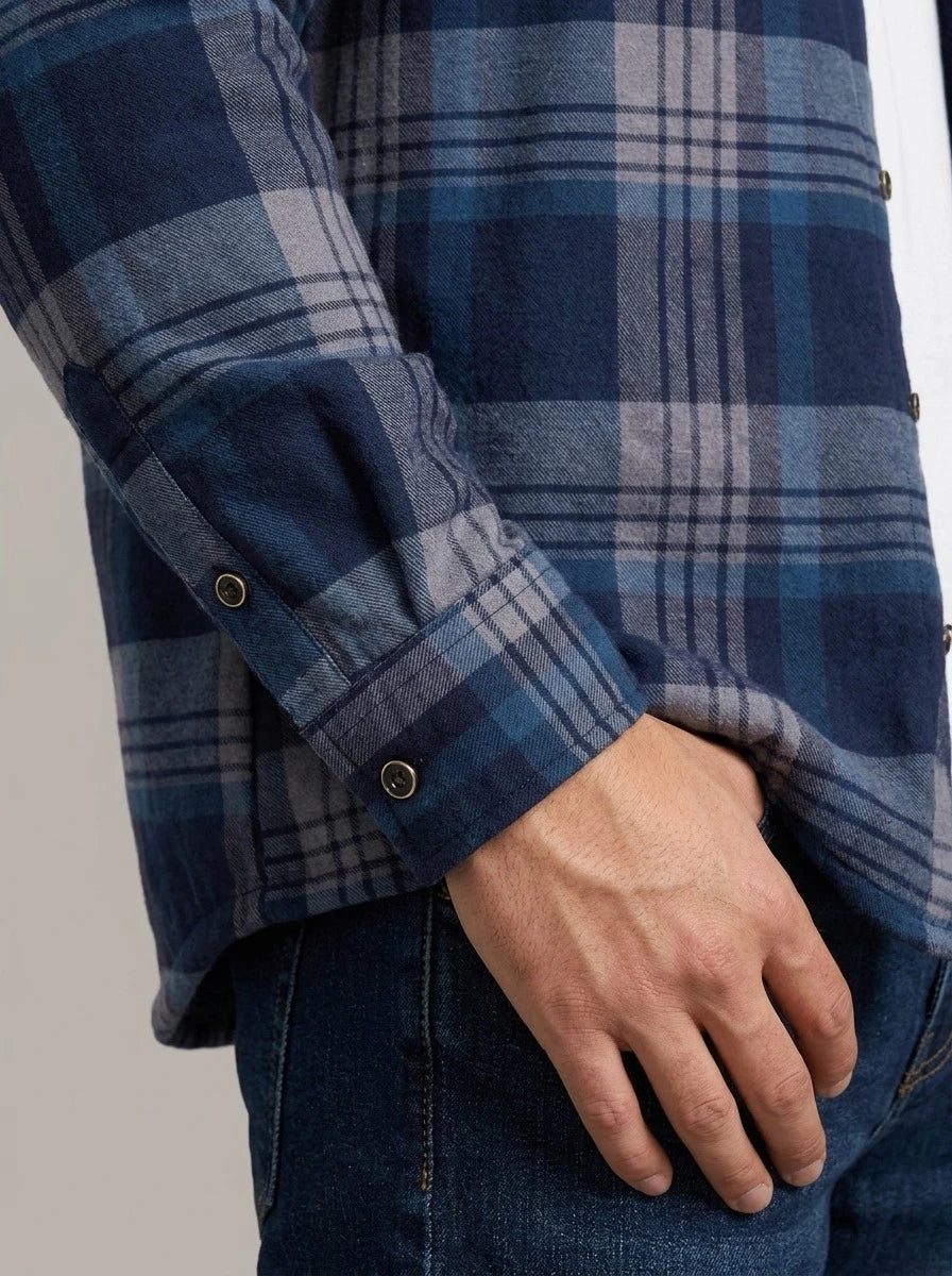 IÑAKI - Camisa de franela forrada