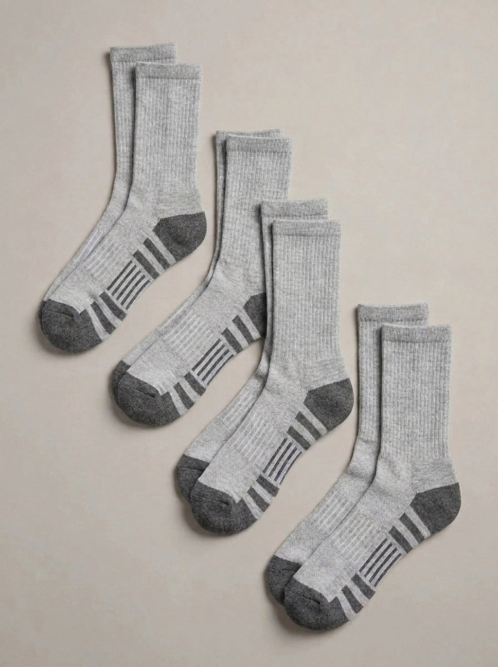 JUAN MARIANO - Calcetines deportivos (pack de 5 pares) - Gris